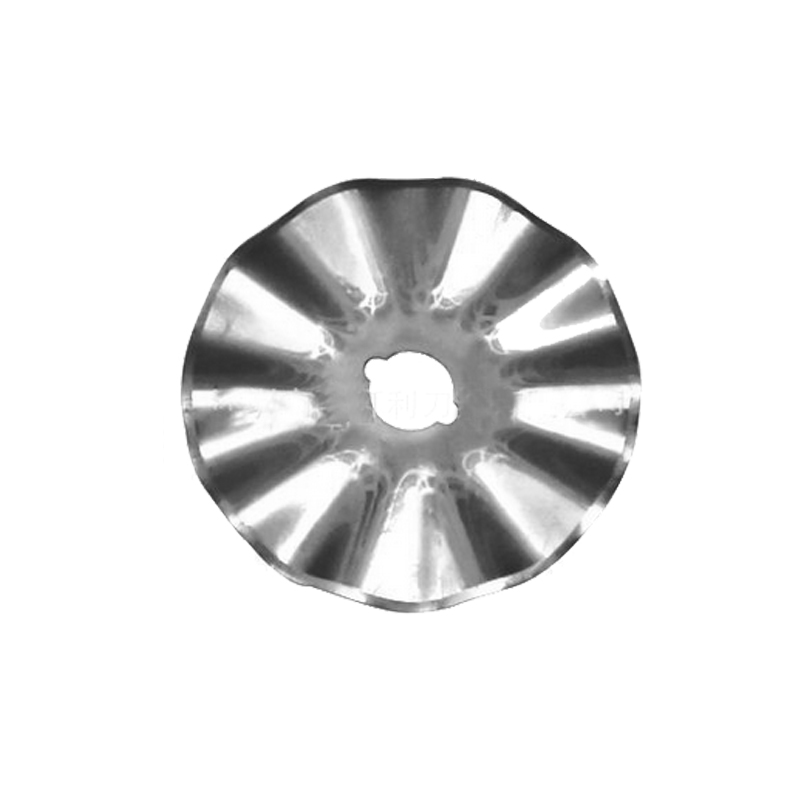 round cutting wave blades and knives